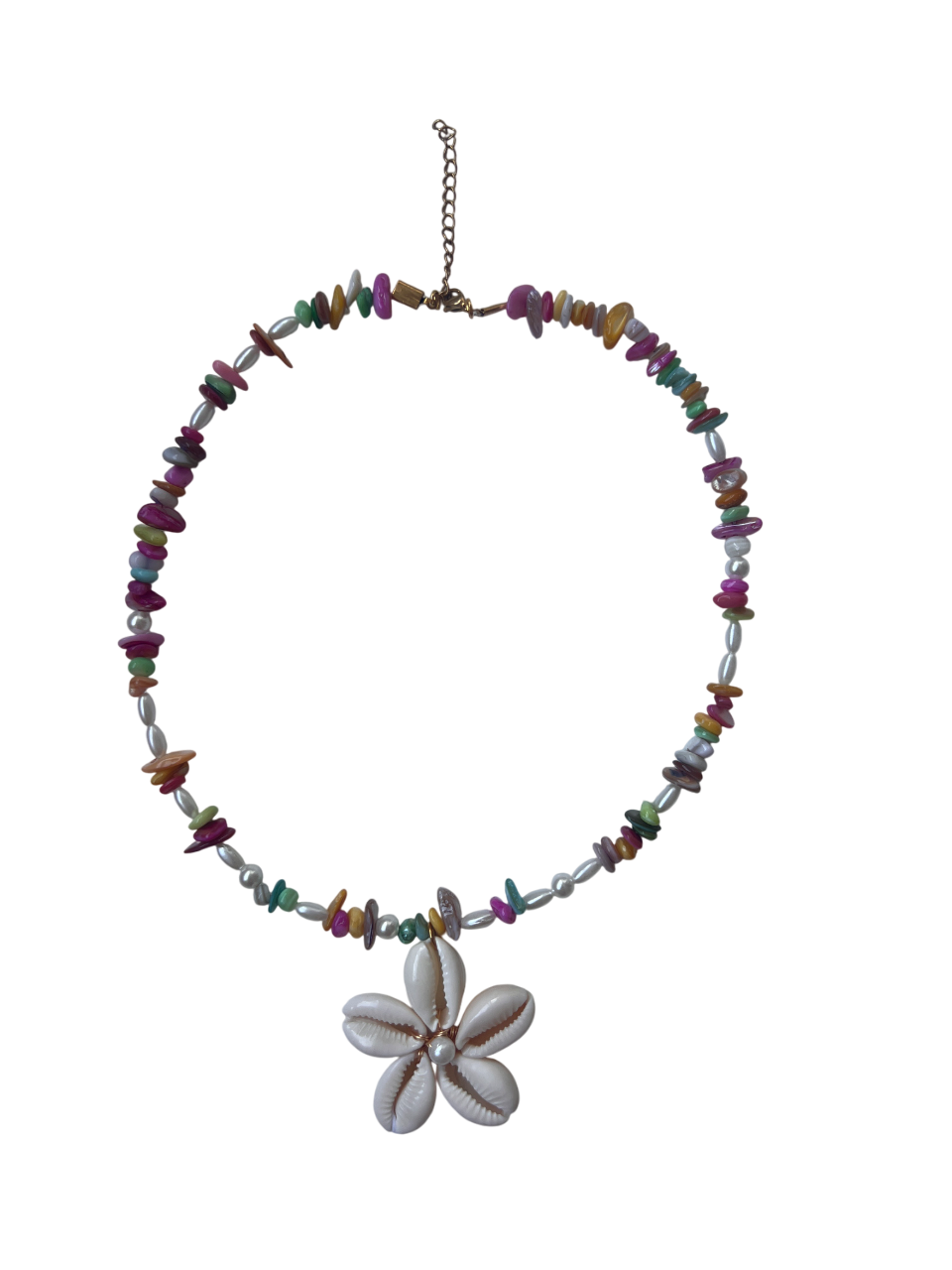 Collar Flor Blanca