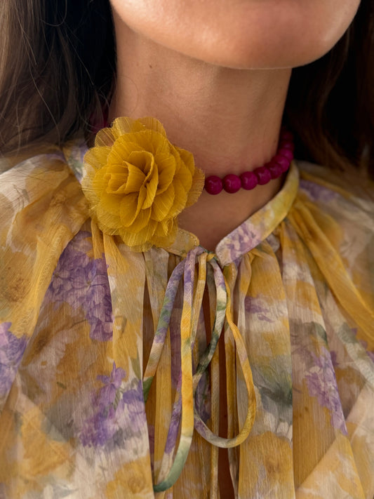 Collar Flor Chocker