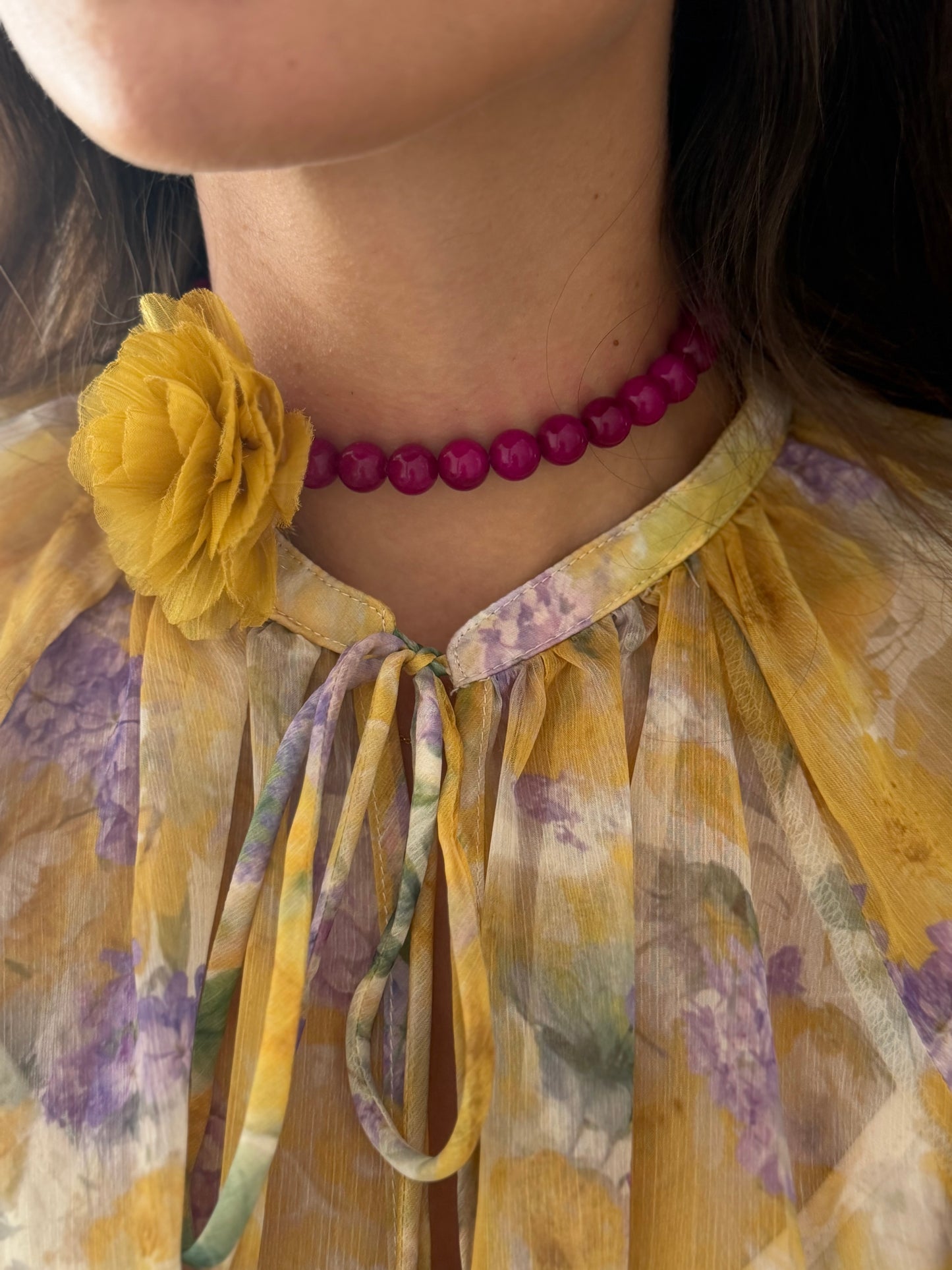 Collar Flor Chocker