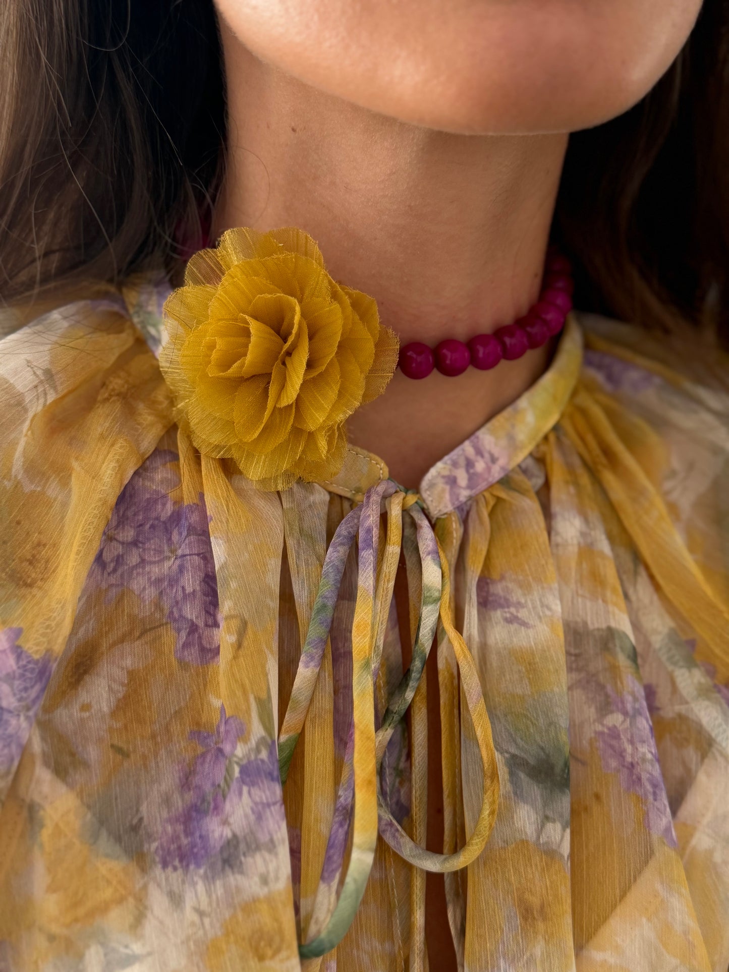 Collar Flor Chocker