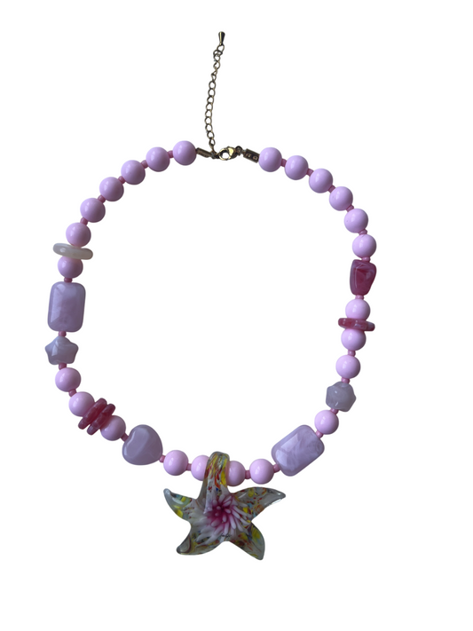 Collar Estrella Rosa