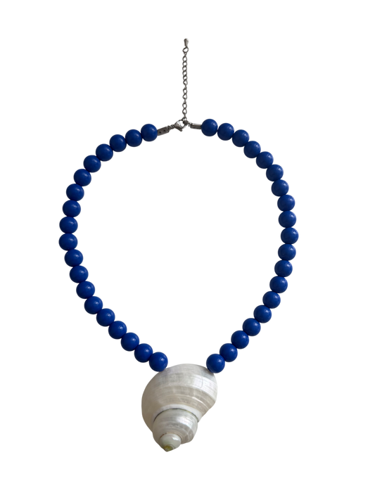 Collar Caracola Azul